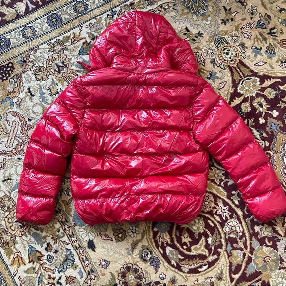 Moncler Red Boys Coat - Picture 7 of 13